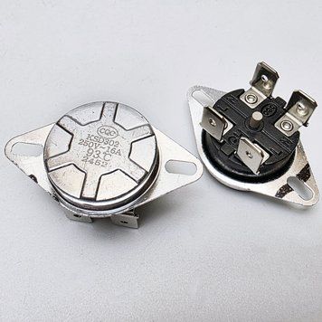 Отсекатель для бойлера KSD 302 93С 16А аналог KSD303, KSD306, KSD 315-R четырехконтактный двух полюсный 1864 фото