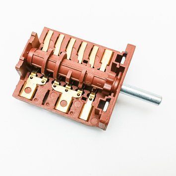 Переключатель духовки Vento Chester 6 TC семипозиционный AC670 (0+6 положений)/16А/250V/Т150 (контакты снаружи 7+6) Турция 1155 фото