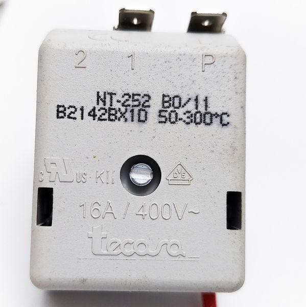 Термостат Tmax-300&deg;C капиллярный tecasa NT-252 ВО / 16А / 400V / Hст-16мм / L-100см (2 контакта) Испания 09169 фото