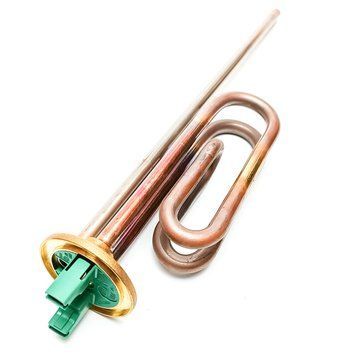 Итальянский тен для бойлера Atlantic Opro Round, Classic, Thermor, медный гнут 1500W (на фланке &Oslash;48 мм) Оригинал 136506 06107 фото