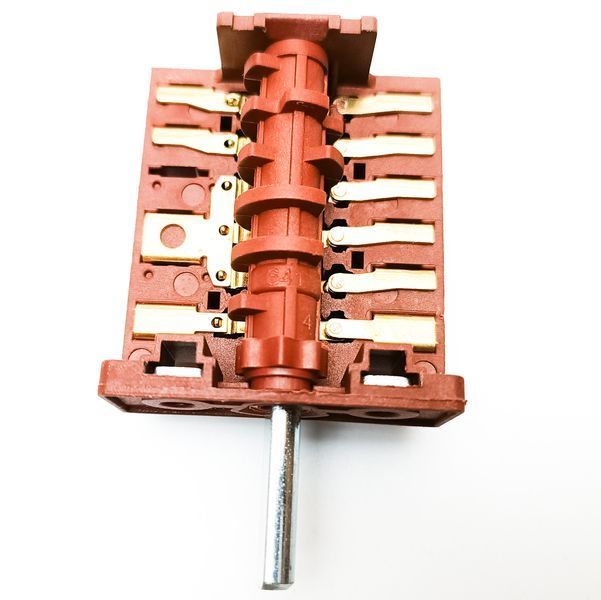 Перемикач семипозиційний AC641 (0+6 положень)/16А/250V/Т150 (контакти зовні 7+6) ARGESON, Туреччина 1158 фото