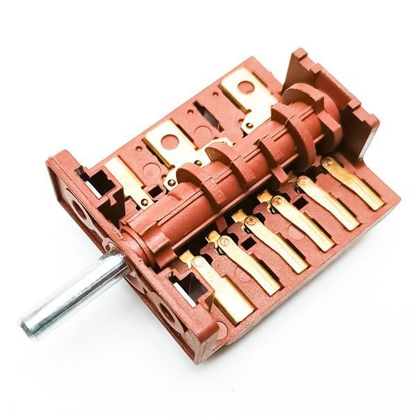 Переключатель духовки Vento Siena,Chester девятипозиционный AC6 637 (0+8 положений) /16А /250V / T150 (контакты 6+7) Турция 1157 фото