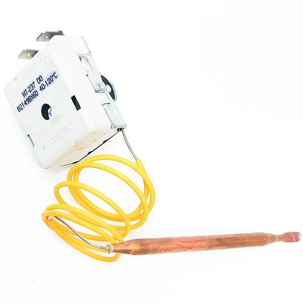 Термостат Tmax-120&deg;C капиллярный tecasa NT-237 DO / 16А / 400V / Hст-16мм / L-70см (2 контакта) Испания 09166 фото