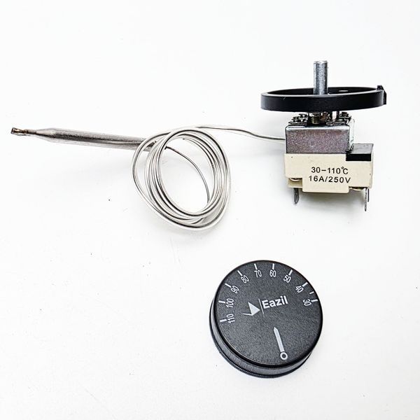 Терморегулятор від 30 до 110 &deg;C механічний (16 А / 250 В) на 3 контакти (Туреччина) 09187 фото