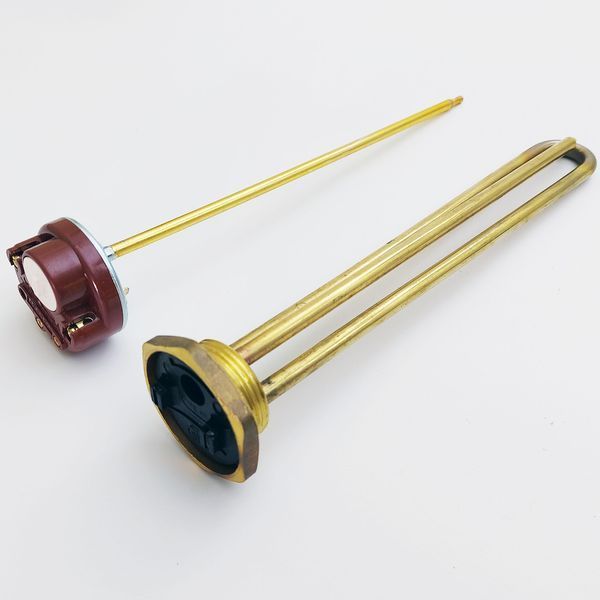 Резьбовой тэн 1200Вт с терморегулятором 065 фото